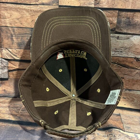 TSC Tractor Supply Co Hat Baseball Cap Brown Camo Bill Adjustable Unisex Farm - Picture 5 of 7